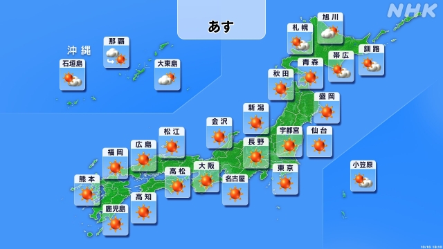 全国の天気予報